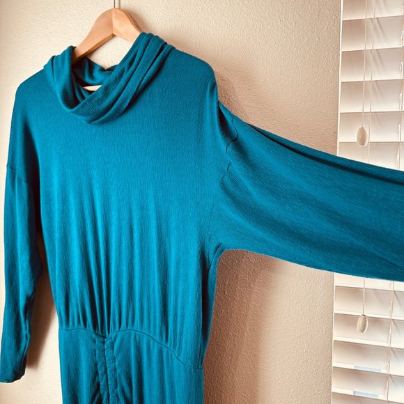 Free People Sundown Cowl Neck Ruched Mini Dress Size Small - Picture 11 of 16